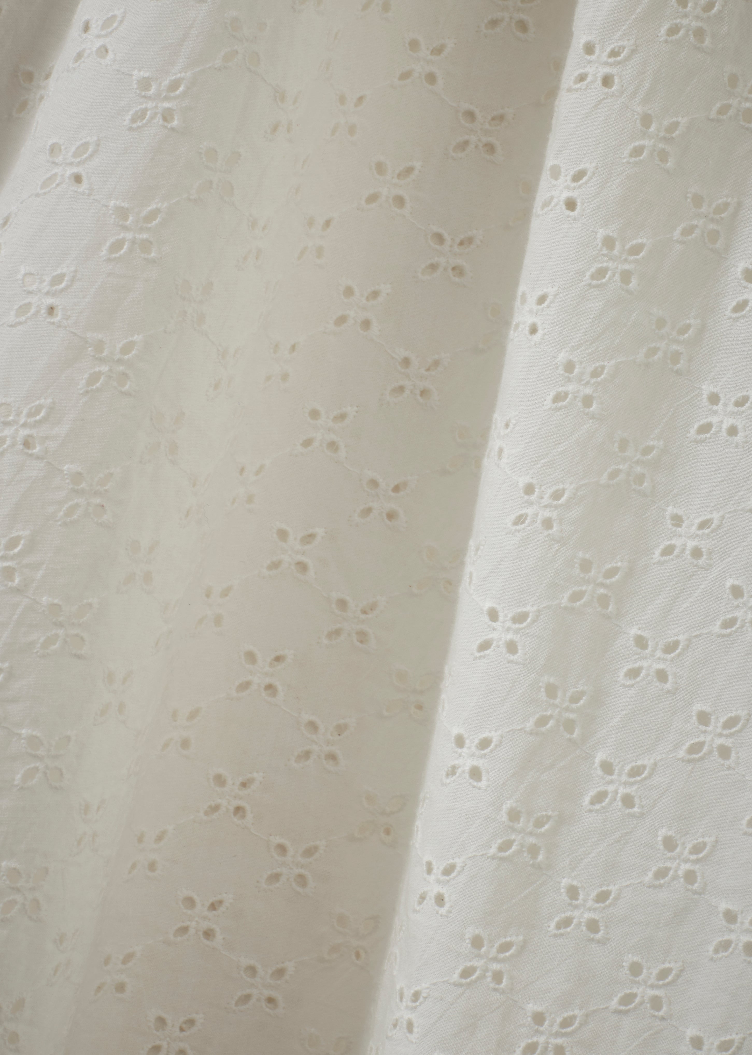 YEW GIRL'S COTTON DRESS - OFF-WHITE