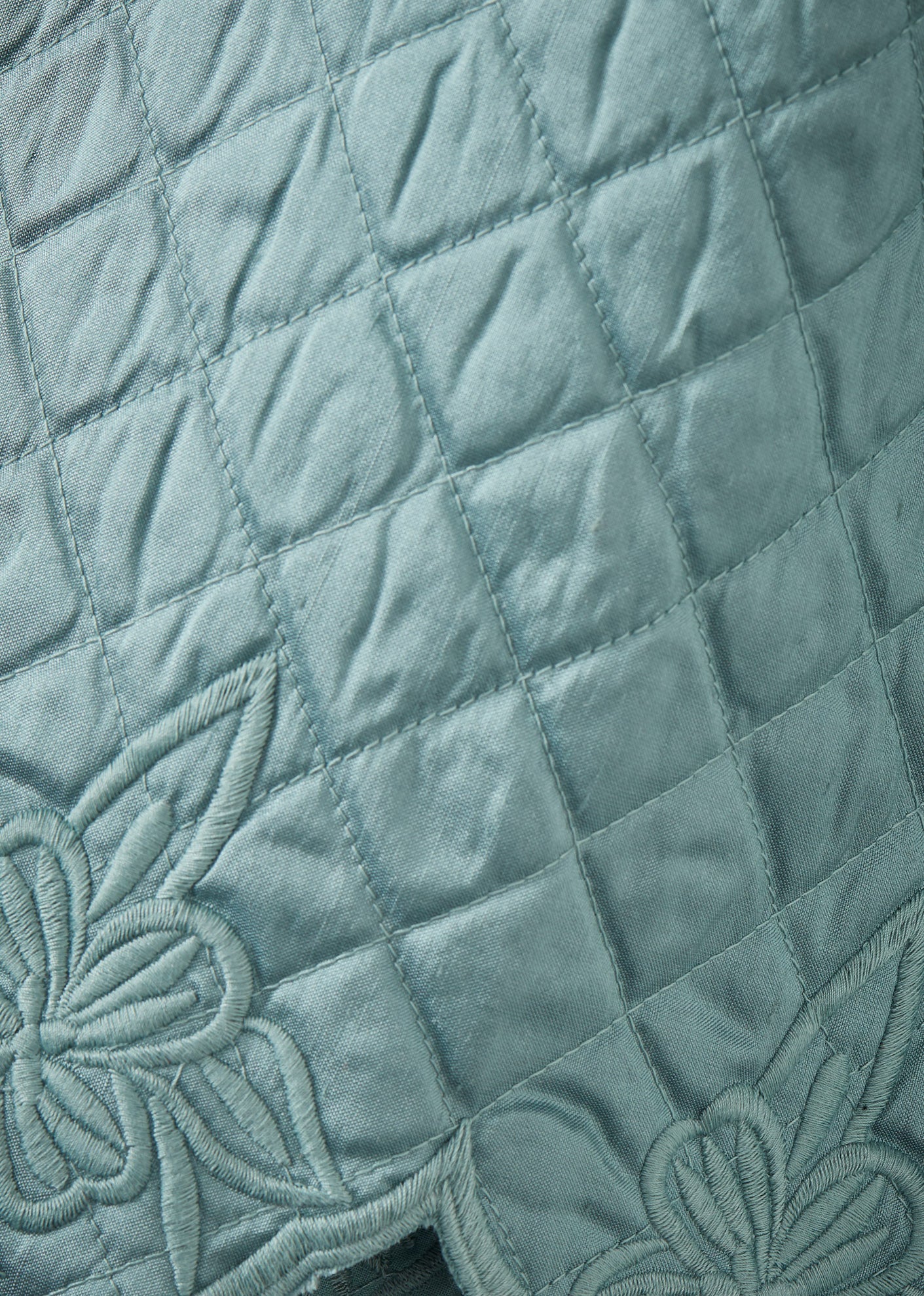 ATHENA GIRL'S SILK SKIRT - AQUA