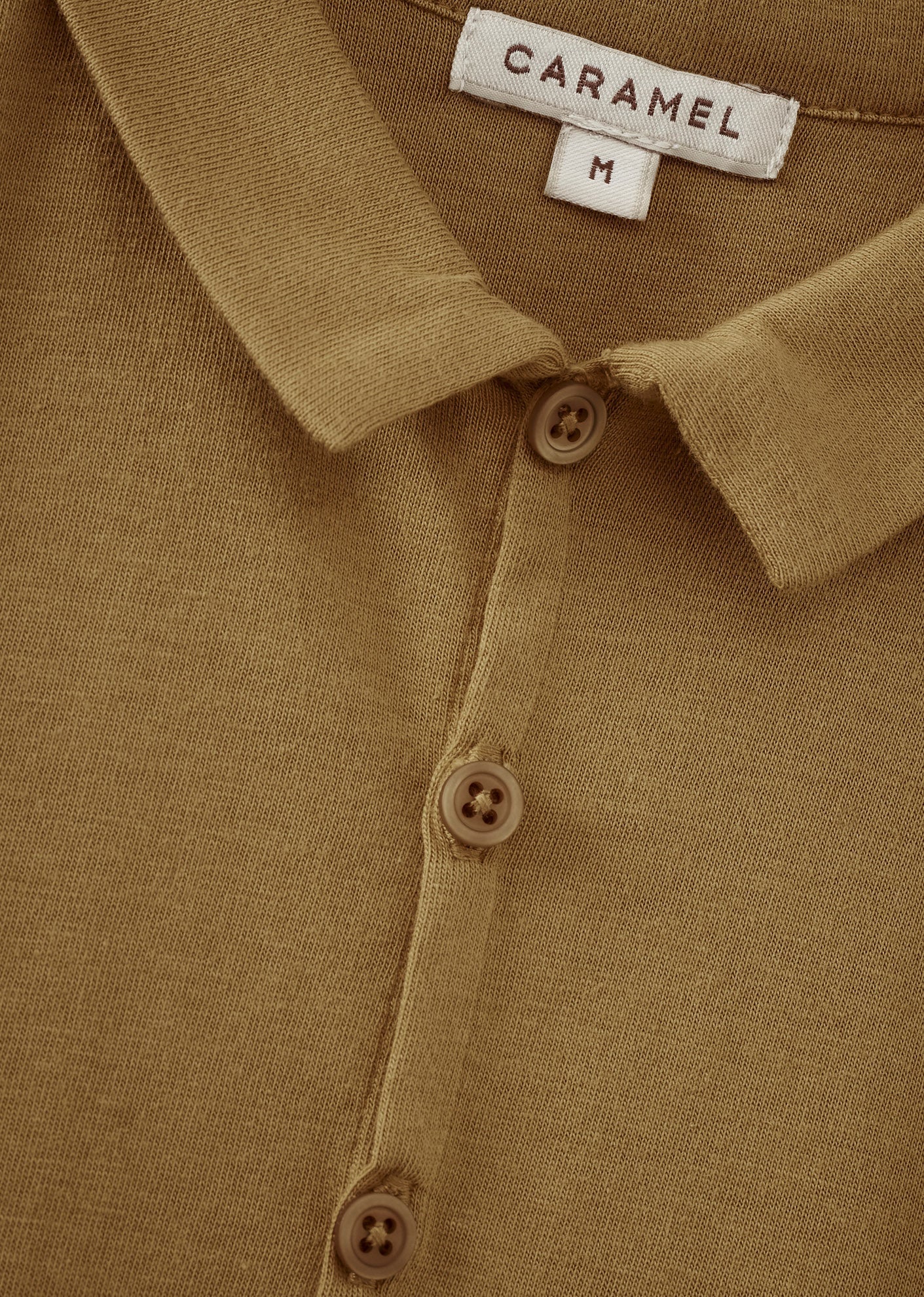 LOCHLAN CHILDREN'S COTTON POLO - KHAKI