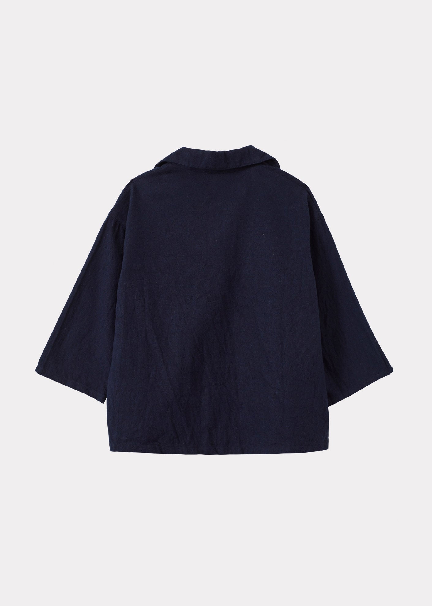 BERGAMOT CHILDREN'S COTTON SHIRT - NAVY