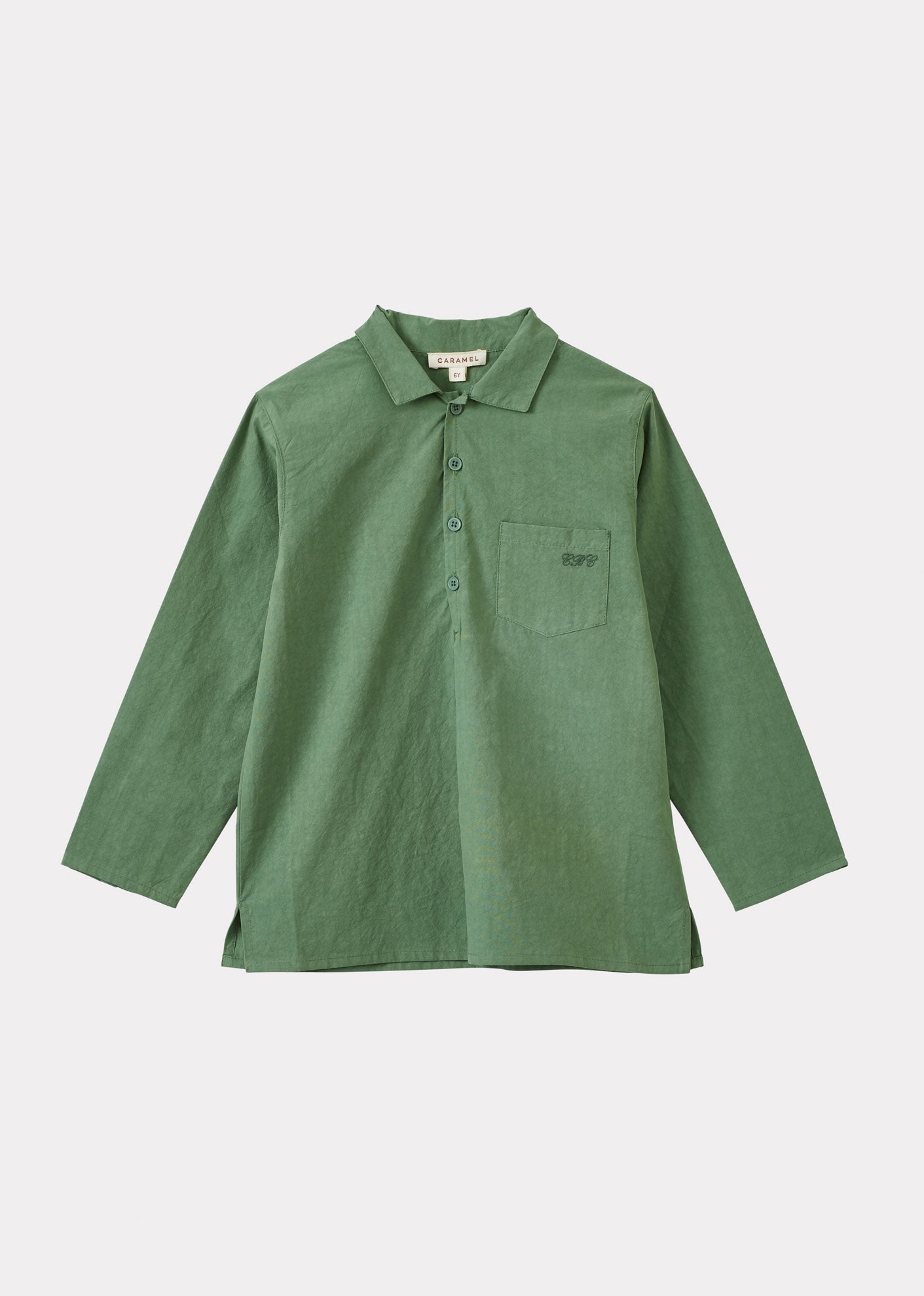 BULLSHARK CHILDREN'S COTTON SHIRT - APPLE GREEN