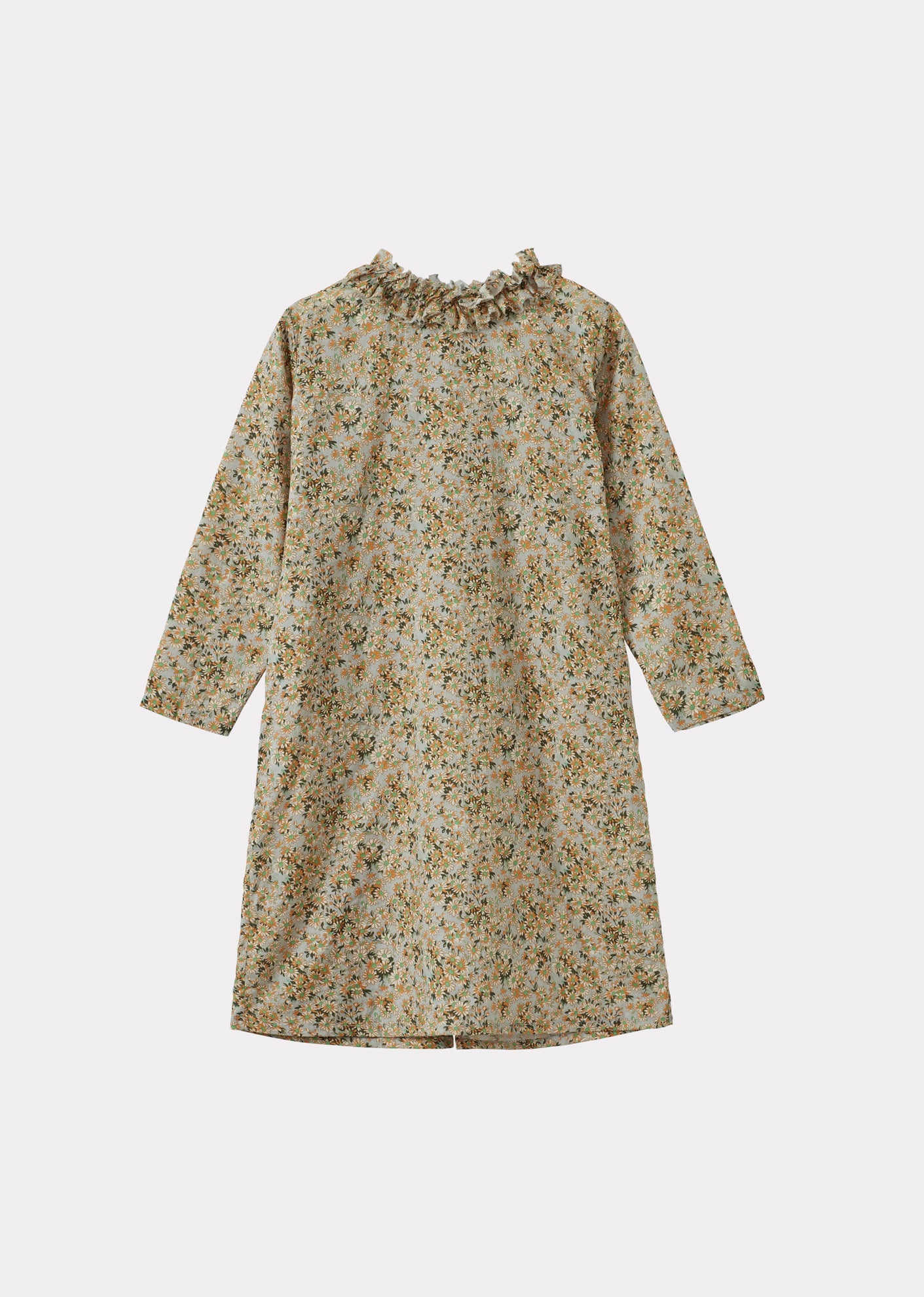 FLORA GIRL'S COTTON DRESS - DAISY PRINT