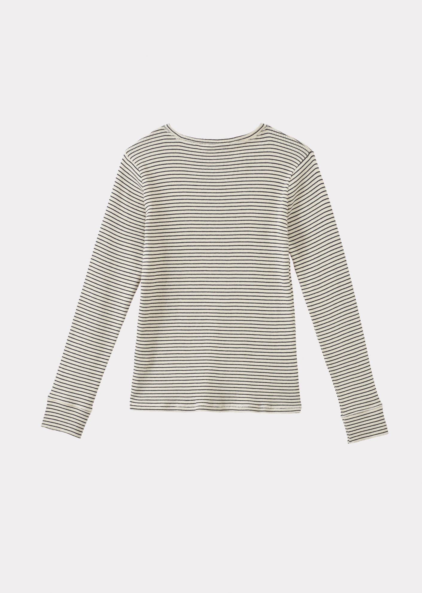 KISHON CHILDREN'S COTTON T-SHIRT - NAVY / CREAM