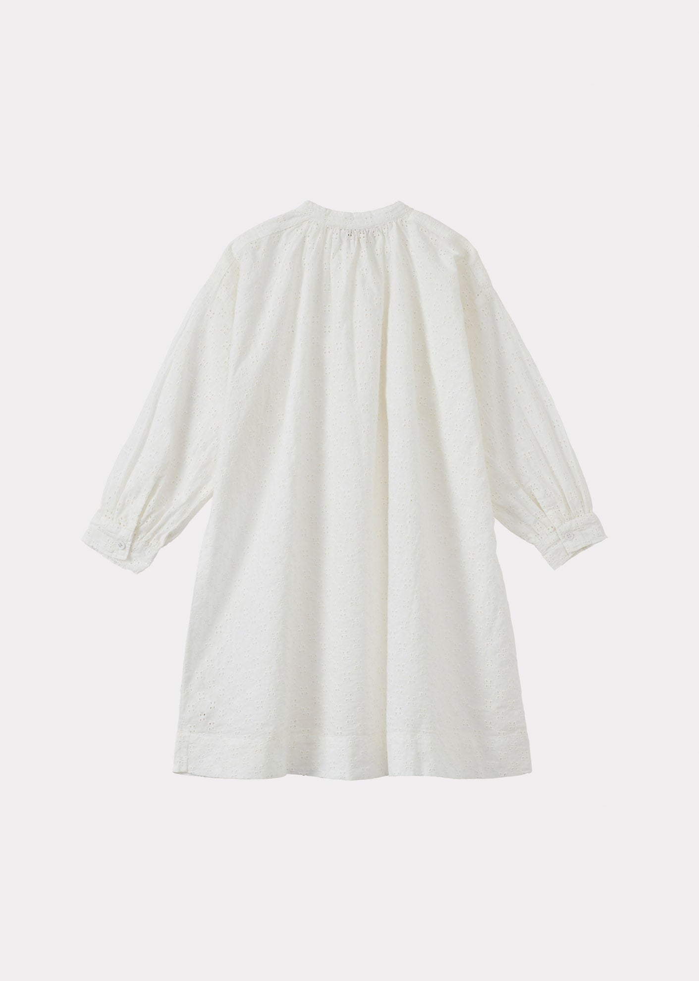 YEW GIRL'S COTTON DRESS - OFF-WHITE