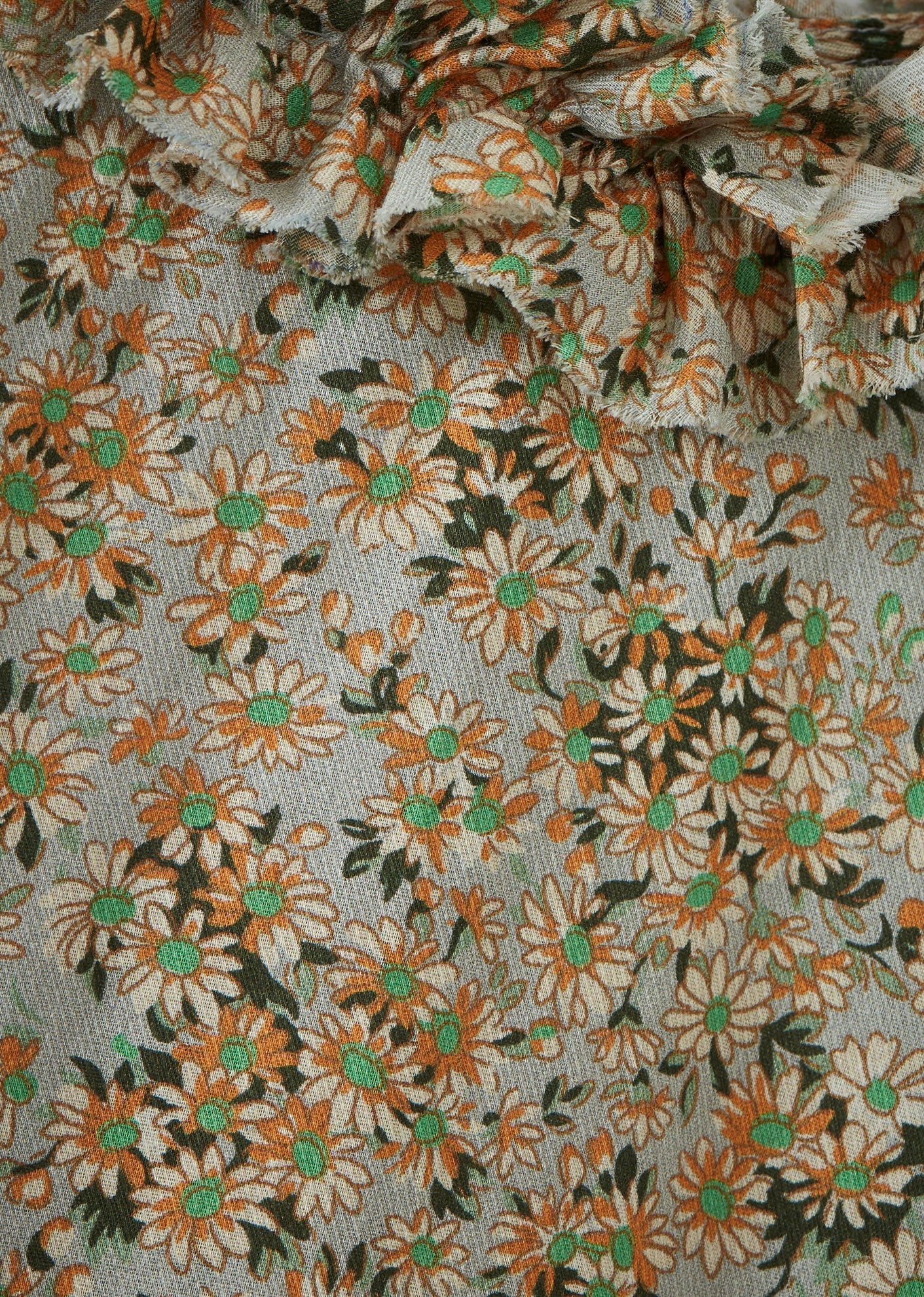 FLORA GIRL'S COTTON DRESS - DAISY PRINT