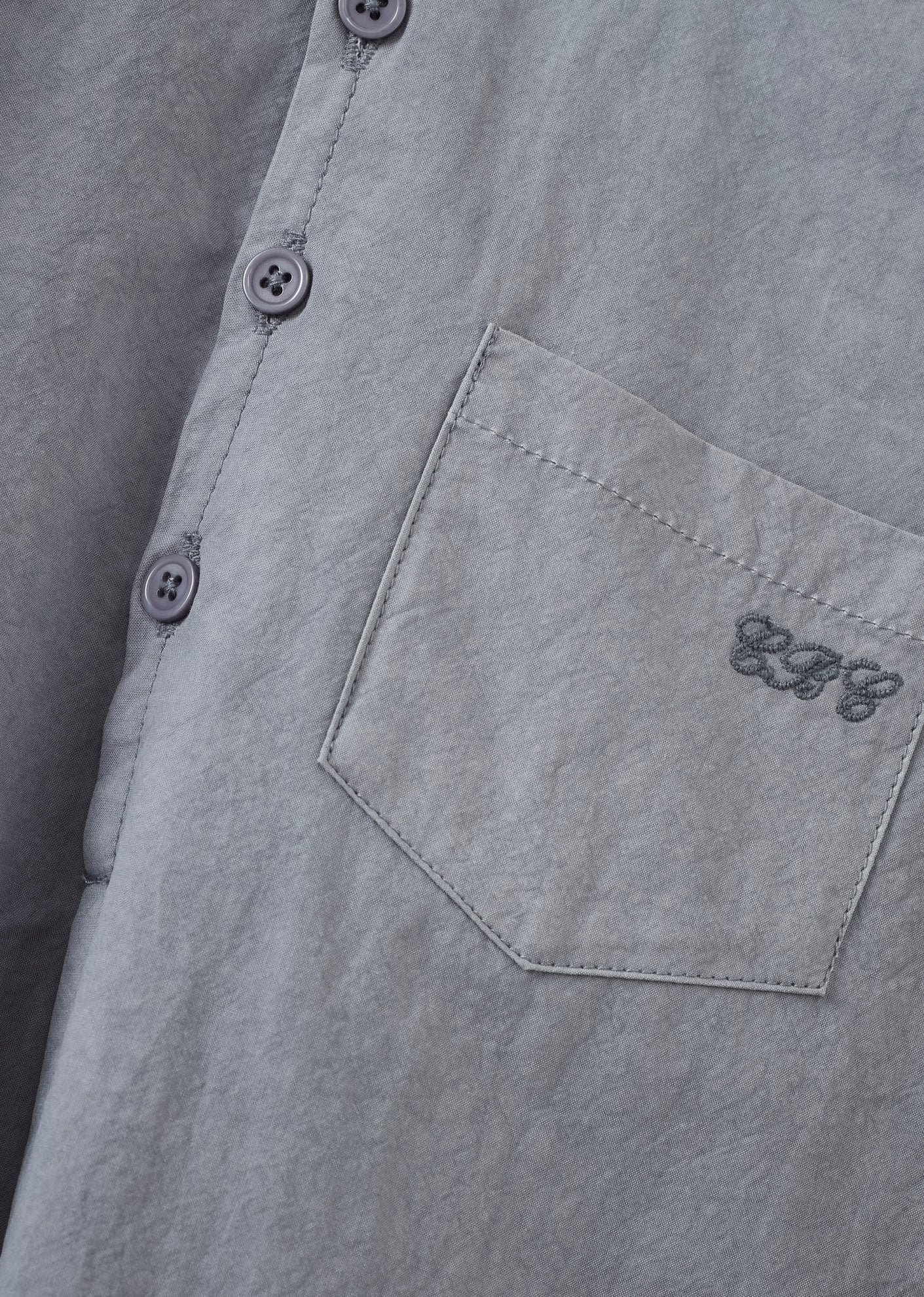 BULLSHARK CHILDREN'S COTTON SHIRT - MIST BLUE