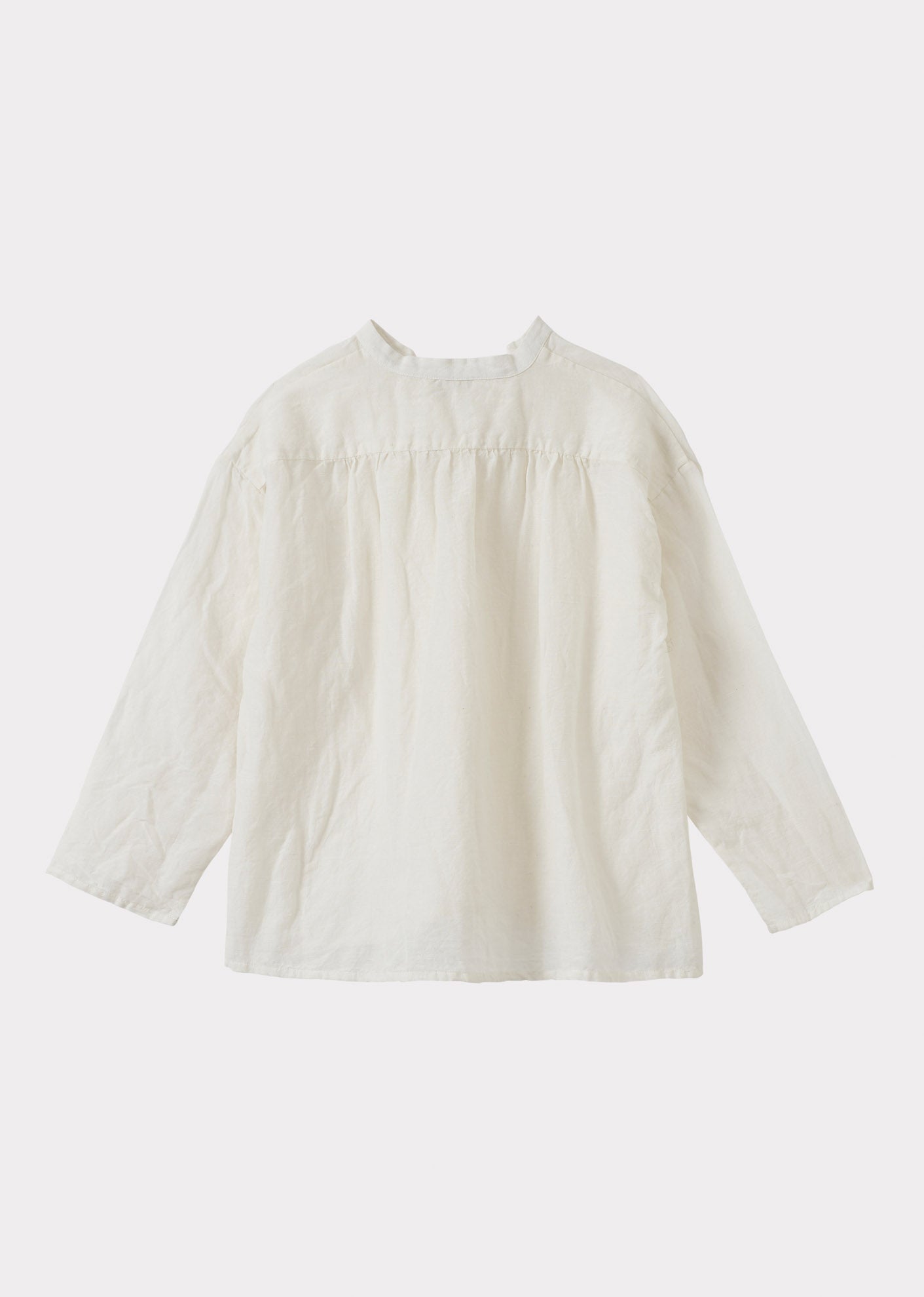 ADONIS CHILDREN'S COTTON SHIRT - OFF-WHITE