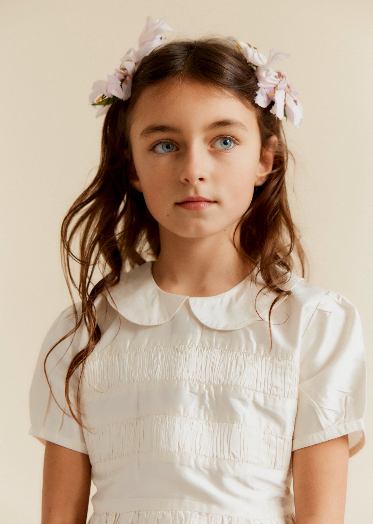 PENELOPE GIRL'S DRESS - WHITE