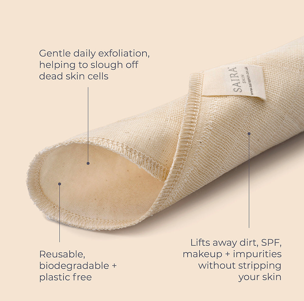 Exfoliating Organic Muslin Cloth