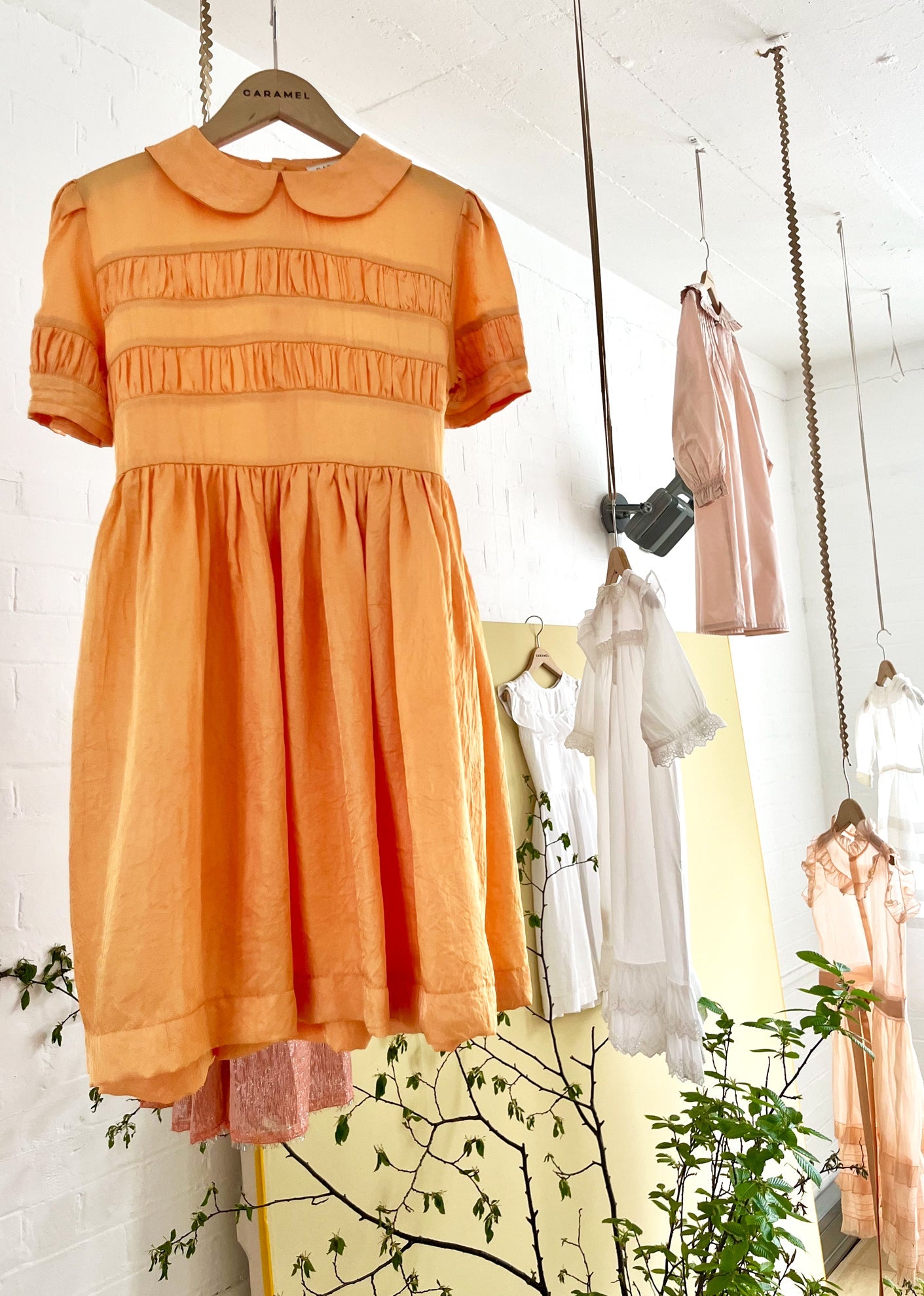 PENELOPE PARTY DRESS - YELLOW ORANGE