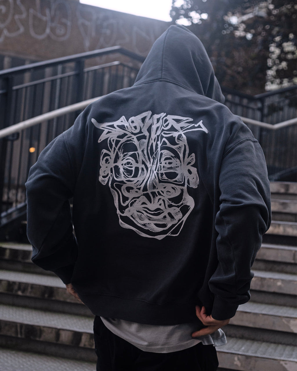 INK FACE HOODIE