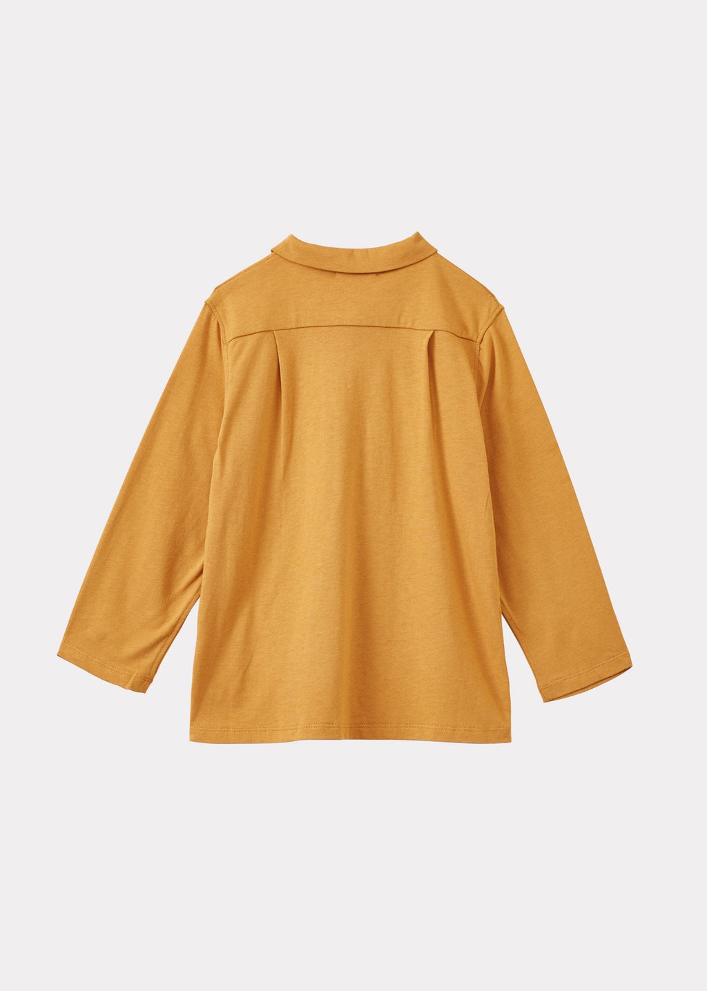 LOCHLAN CHILDREN'S COTTON POLO - OCHRE