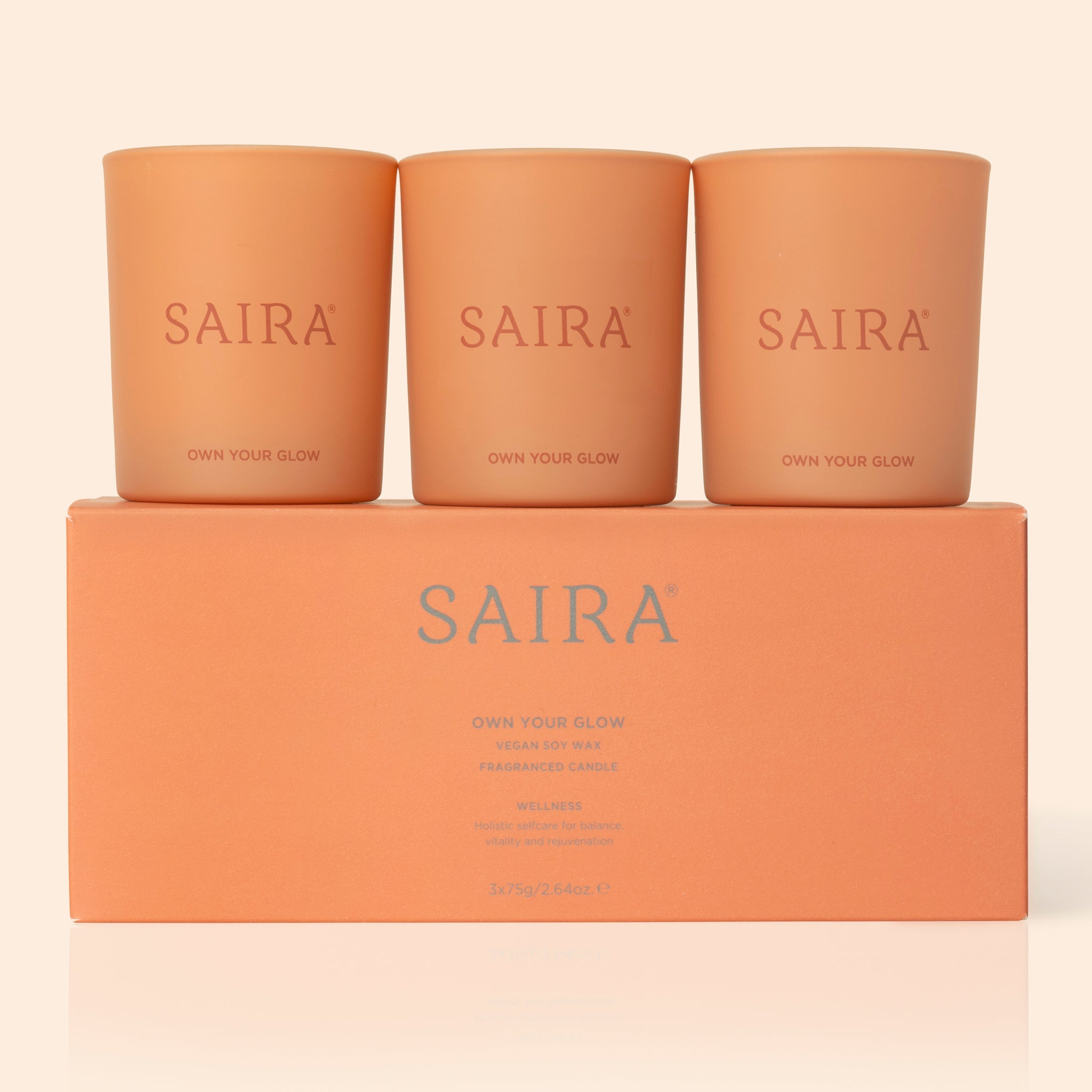 Own Your Glow Trio Votive Candles