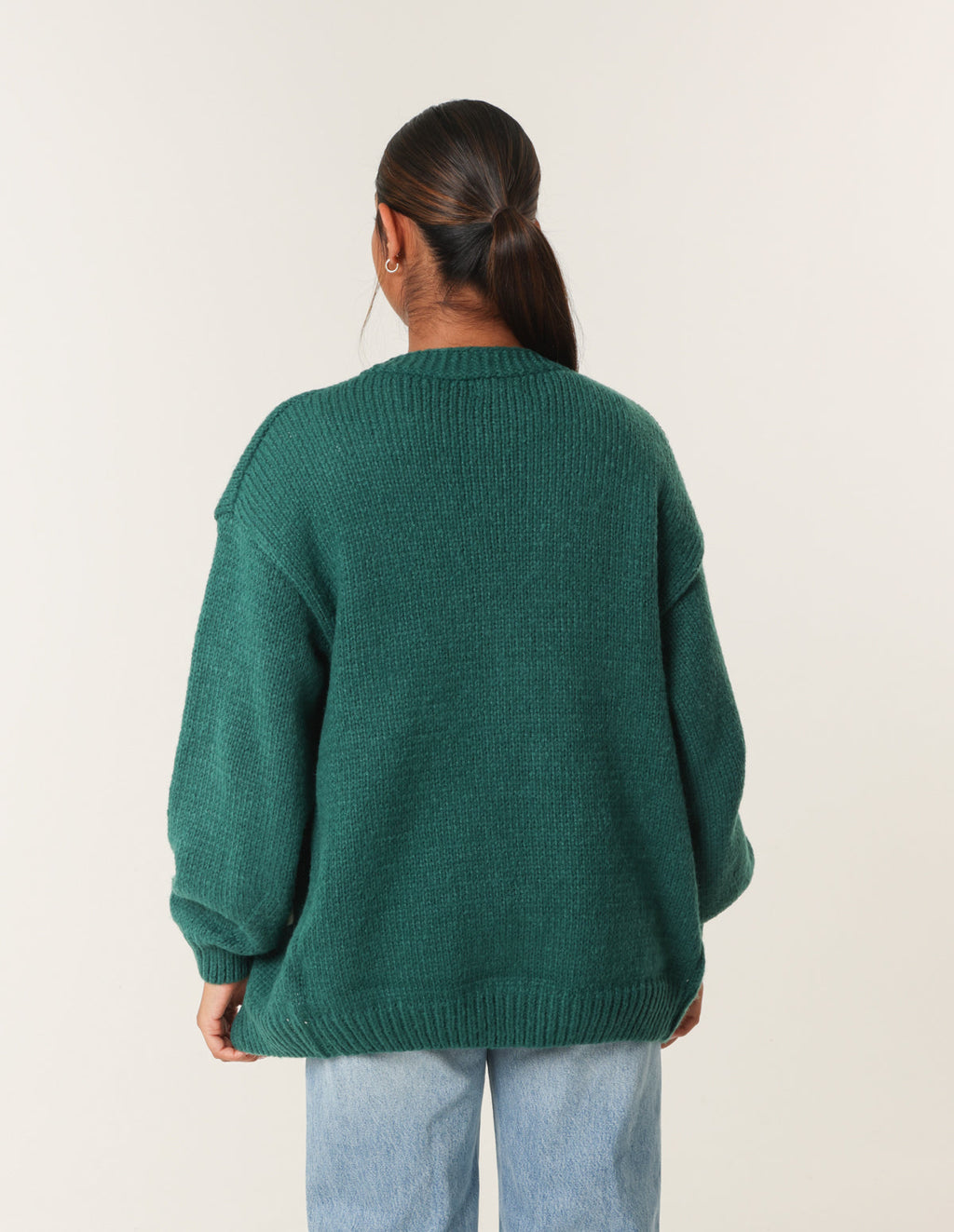 Daisy Large Flower Cardigan