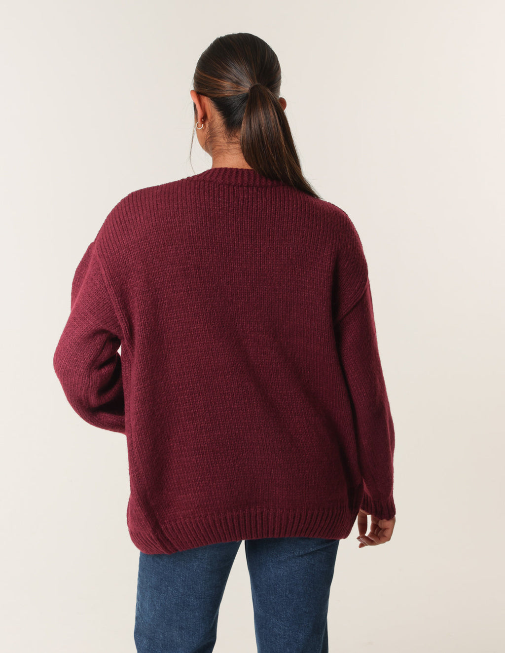 Daisy Large Flower Cardigan